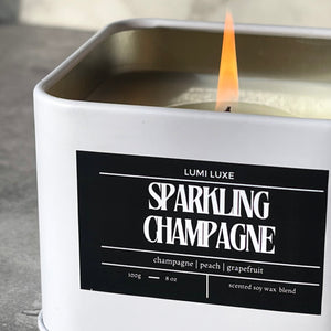 Sparkling Champagne Candle